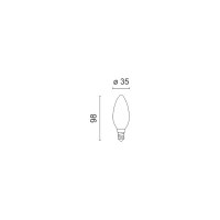 ΛΑΜΠΤΗΡAΣ E14 EDISON Dimmable 40W 2200K 5352