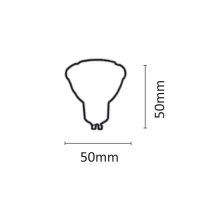 InLight GU10 LED 8watt 6500Κ Ψυχρό Λευκό (7.10.08.10.3)