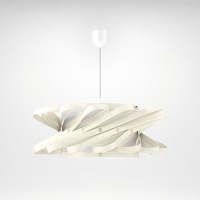 Φωτιστικό Κρεμαστό Majorka Μονόφωτο Λευκό (PP+PVC) Ε27 58x58x80cm