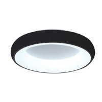 InLight Πλαφονιέρα οροφής από μαύρο και λευκό ακρυλικό (42020-Α-Black)