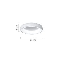 InLight Πλαφονιέρα οροφής από χρυσαφί και λευκό ακρυλικό (42021-B-Golden)