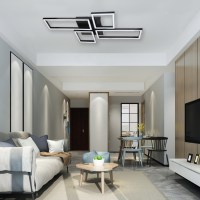 InLight Πλαφονιέρα οροφής LED 60W 3CCT σε χρώμιο απόχρωση D:95cm (6049-CH)