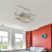 InLight Πλαφονιέρα οροφής LED 70W 3CCT σε χρώμιο απόχρωση D:65cm (6051-CH)