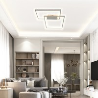 InLight Πλαφονιέρα οροφής LED 38W 3000Κ σε χρώμιο απόχρωση D:45cm (6066-CH)