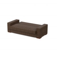 Καναπές Κρεβάτι Chios Διθέσιος Καεφέ 158x81x80cm