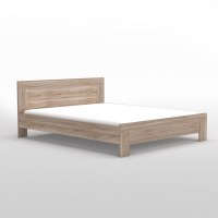 Κρεβάτι Solo Διπλό Με Τάβλες Sonoma 160x200cm