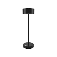ItLighting Crater Rechargeable LED 2W 3CCT Touch Table Lamp Black 38x11 (80100110)
