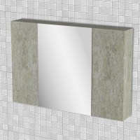 Κρεμαστός Καθρέπτης Μπάνιου Arlene με 3 ντουλάπια 96*14*65cm FIL-000768MIRROR