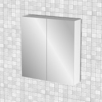 Κρεμαστός Καθρέπτης Μπάνιου Bianca με 2 ντουλάπια 71*14*65cm FIL-000778MIRROR