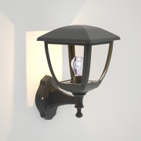 ItLighting Avalanche 1xE27 Outdoor Wall Lamp Black 22x30 (80201214)