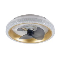 InLight Superior 35W 3CCT LED Fan Light in Golden Color (101000260)