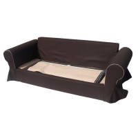 Καναπές-Κρεβάτι VICTORIA Τριθέσιος Ύφασμα Καφέ με κρεβάτι 180x133cm 230x90x90cm