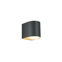 ItLighting Powell 1xGU10 Outdoor Up-Down Wall Lamp Anthracite 9x8 (80200244)